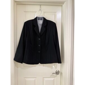 Le Suit women black blazer size 22W